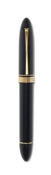 OMAS oversize 360 Black fountain pen and rollerball set.